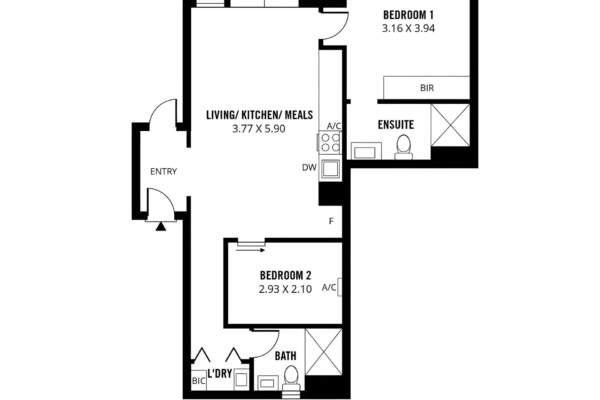 Samsara – 2BR Apartment on Flinders